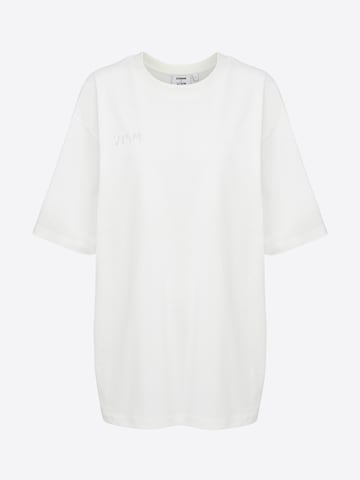 ABOUT YOU x VIAM Studio Μπλουζάκι 'CHRISTINA' σε λευκό: μπροστά
