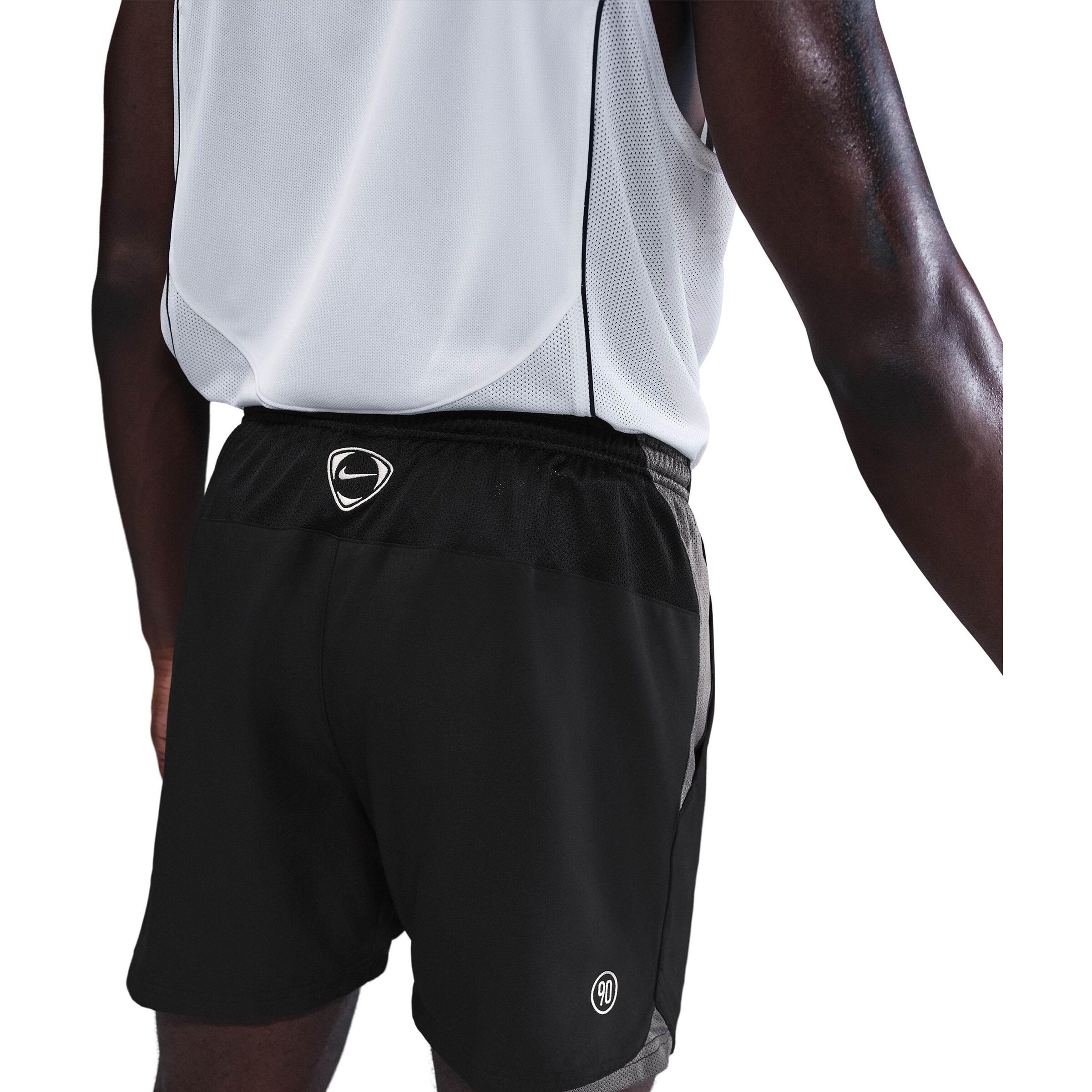 NIKE Regular Workout Pants 'Total90' in Black