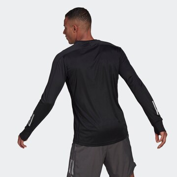 juoda ADIDAS PERFORMANCE Standartinis modelis Sportiniai marškinėliai 'Own the Run'