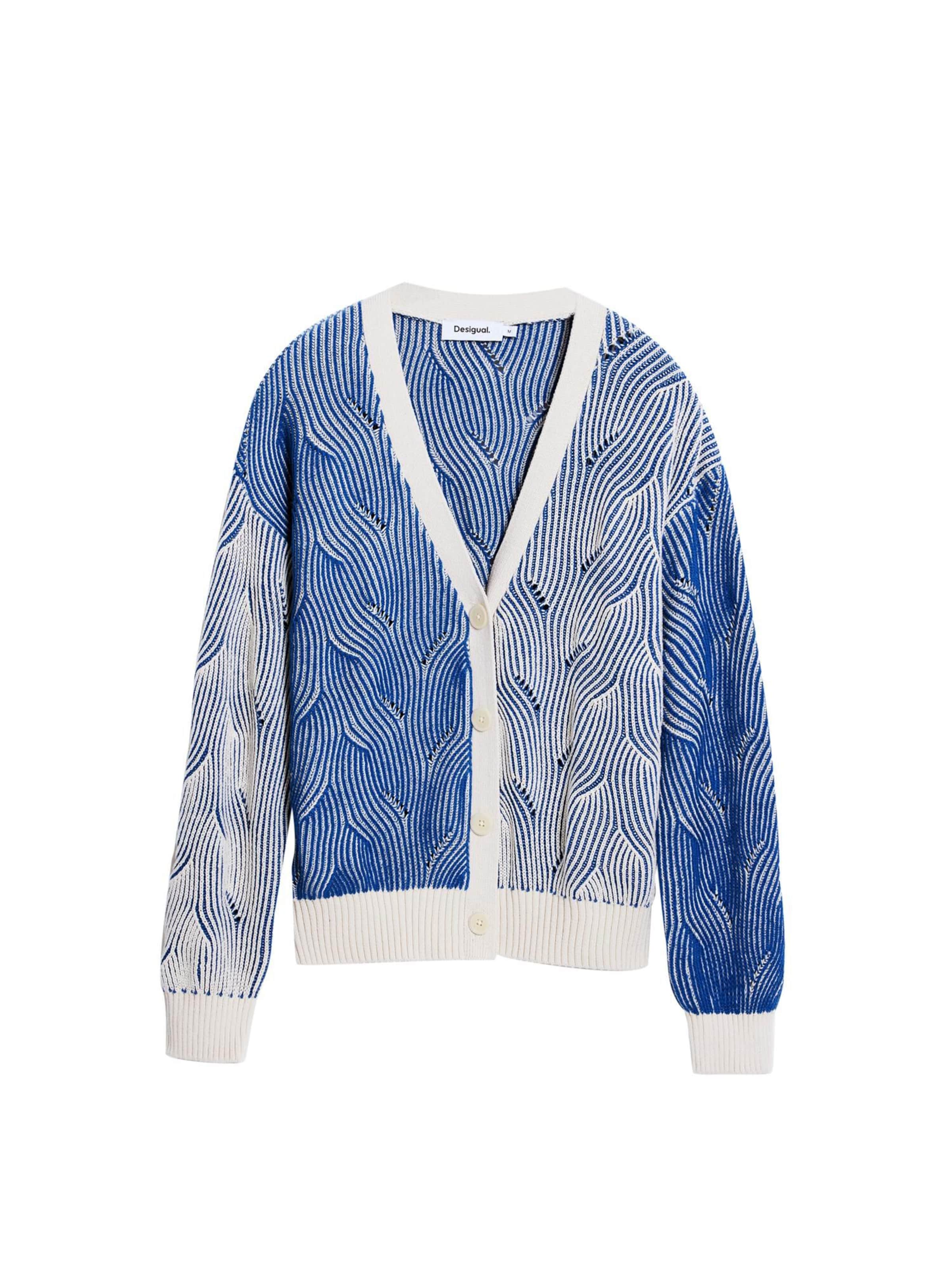 Desigual Sweater in Blue: front