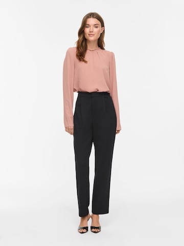 VILA Slimfit Broek 'VIClara' in Zwart