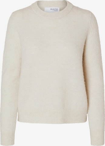 SELECTED Pullover 'Sia Ras' in Beige: Vorderseite