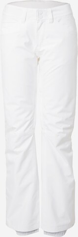 ROXY Regular Workout Pants 'BACKYARD' in White: front