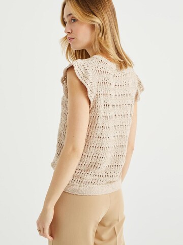 WE Fashion Svetr – béžová