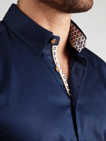 bugatti - Ajuste regular Camisa en azul