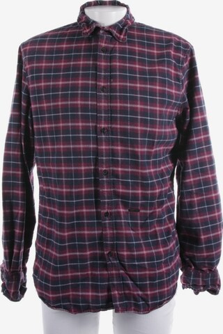 DSQUARED2 Freizeithemd / Shirt / Polohemd langarm XL in Mischfarben: predná strana
