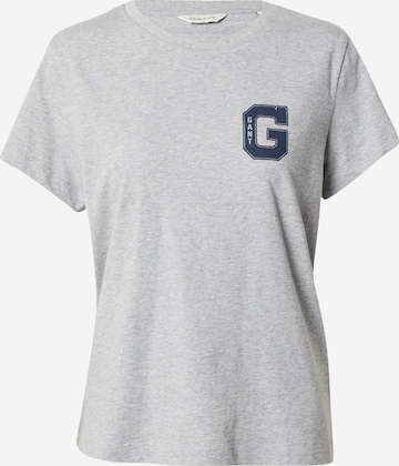 T-shirt GANT en gris : devant