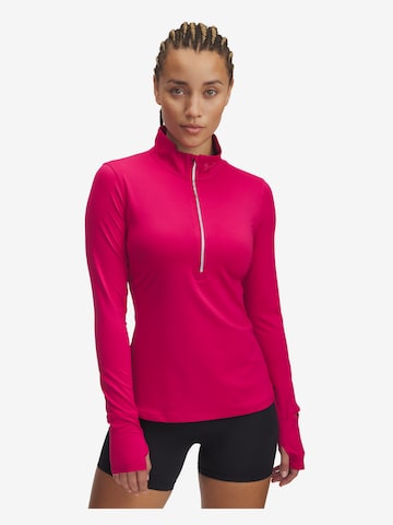 UNDER ARMOUR Performance shirt 'Launch' in Pink: front