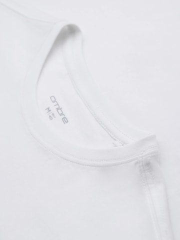 Ombre Shirt in Wit