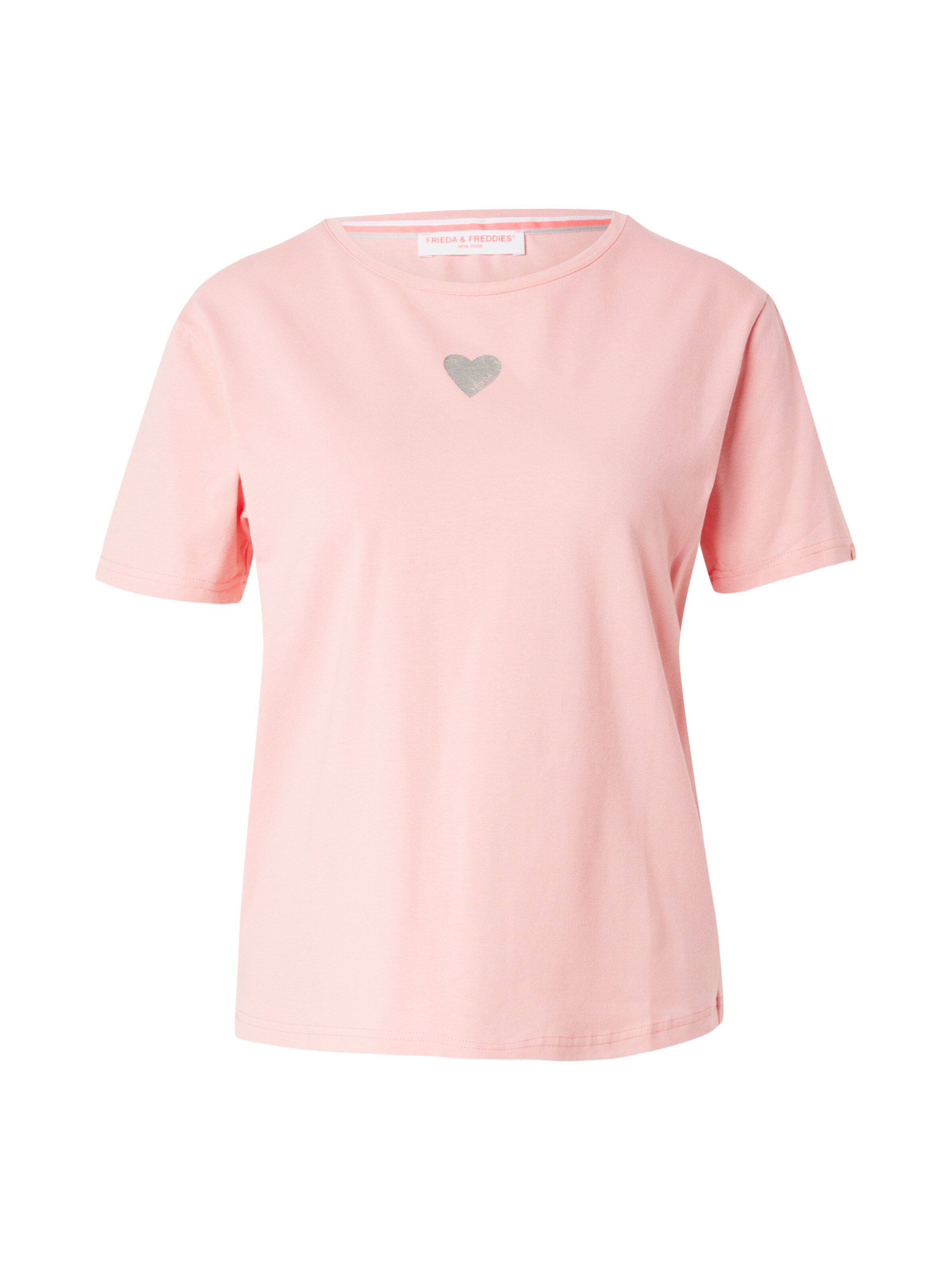T-shirt Frieda & Freddies NY en rose : devant