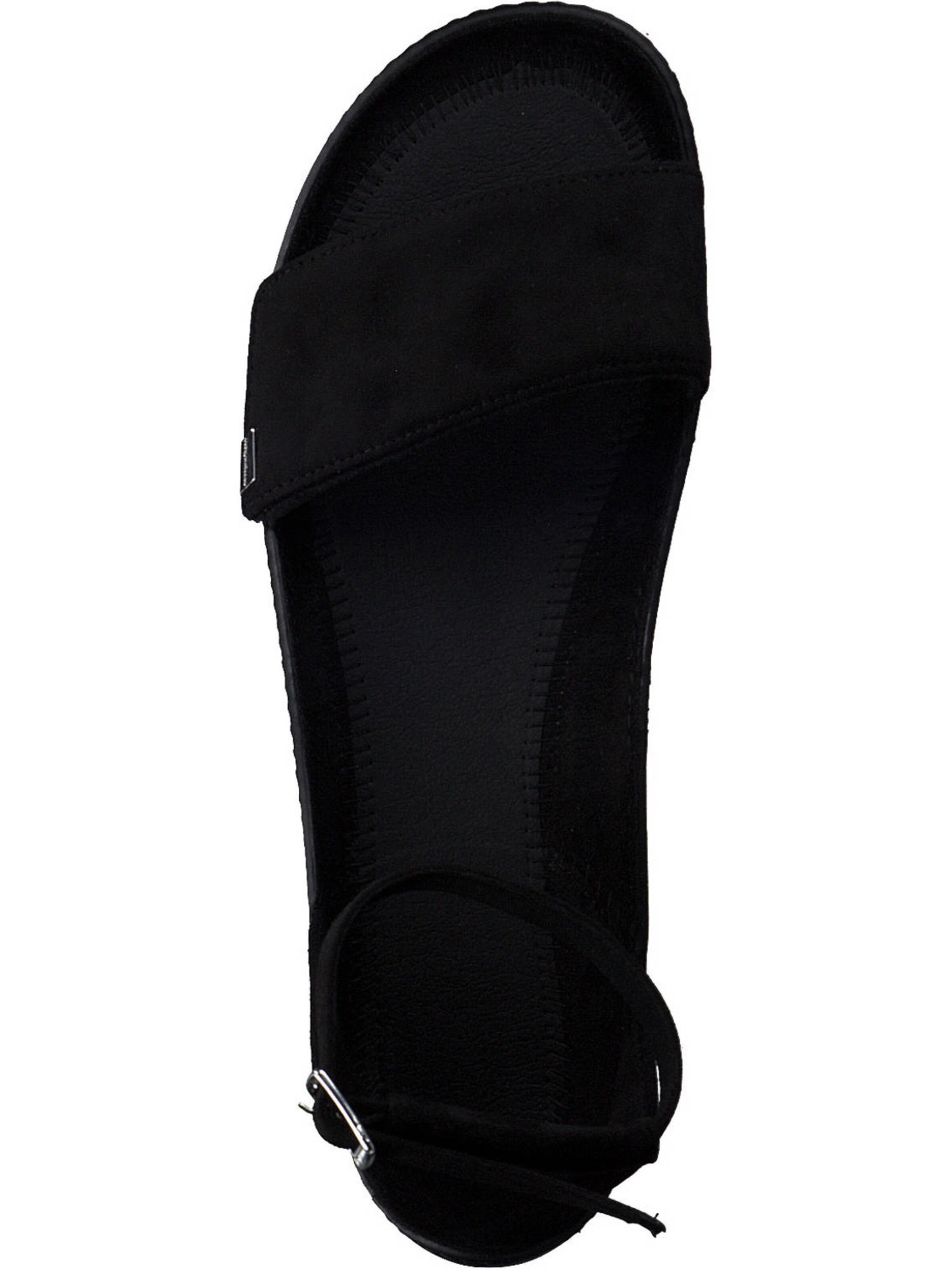 Leguano Strap Sandals in Black