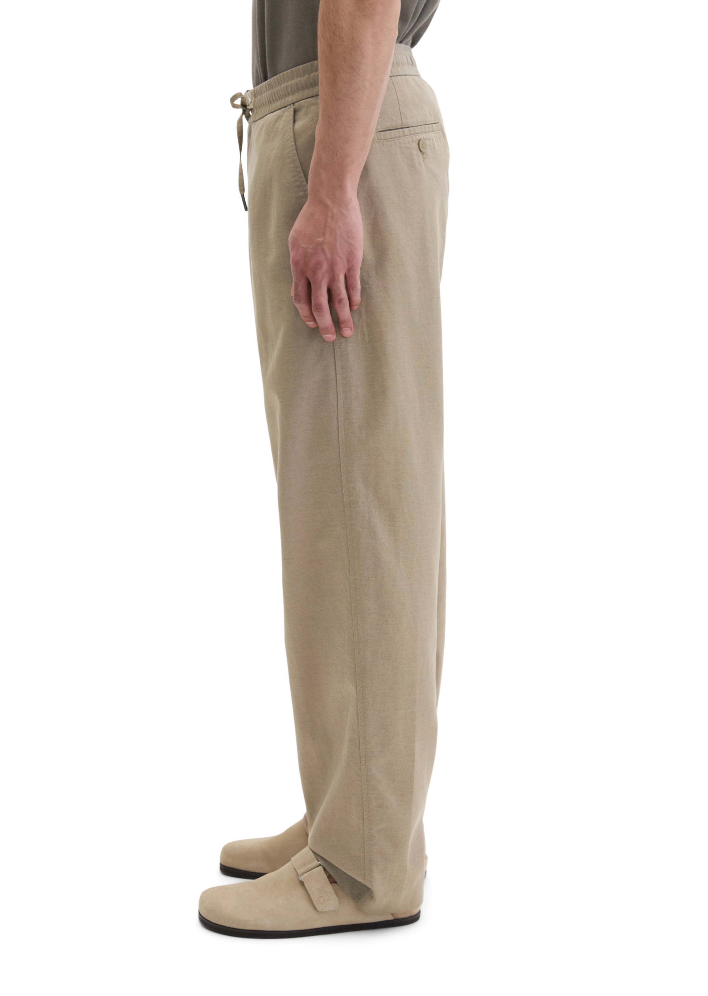 Marc O'Polo Loose fit Chino trousers in Beige