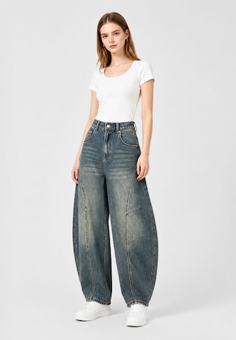 Elara Vat Jeans in Blauw