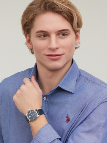 Montre à affichage analogique 'Aiden' U.S. POLO ASSN. en bleu : devant