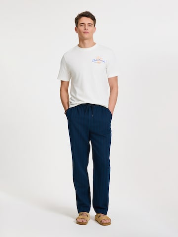 Regular Pantalon chino 'Lenny' Shiwi en bleu