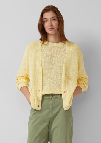 s.Oliver Strickjacke in Gelb