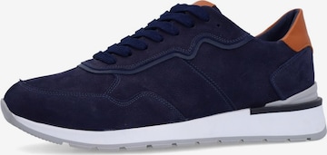 Baskets basses MANFIELD en bleu : devant