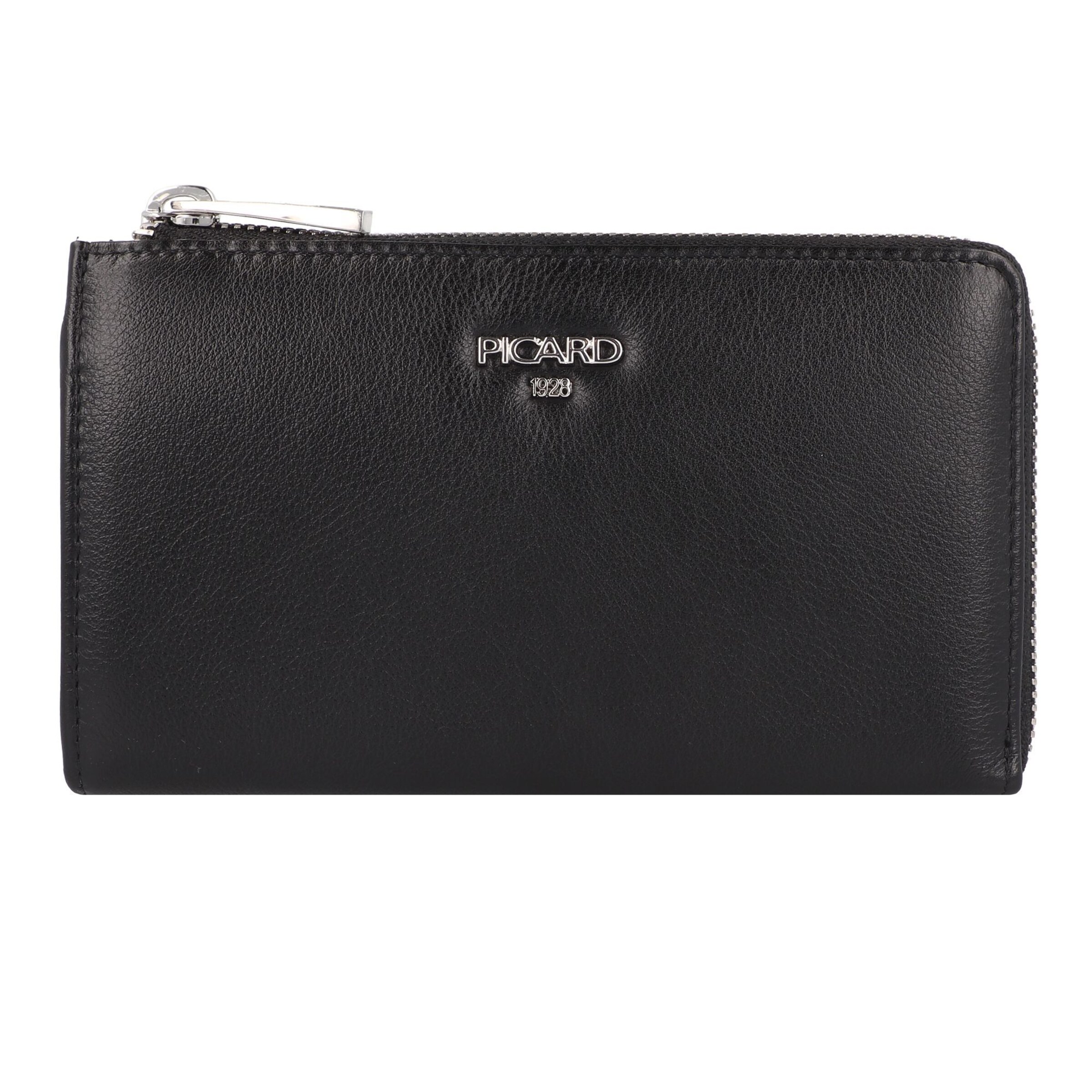 Portamonete di Picard in nero: frontale