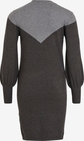 VILA Knitted dress in Grey