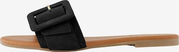 PIECES Mules 'Vika' in Black: front