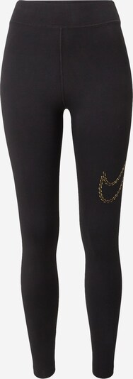 Leggings Nike Sportswear pe galben auriu / negru, Vizualizare produs