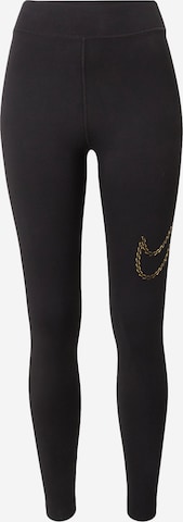 Nike Sportswear Regular Leggings i svart: framsida