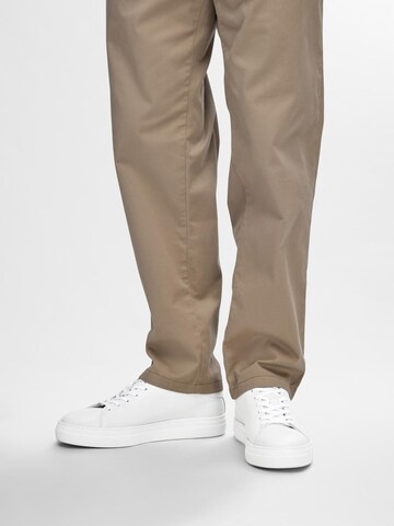 SELECTED HOMME Sneakers 'SLHDavid' in White