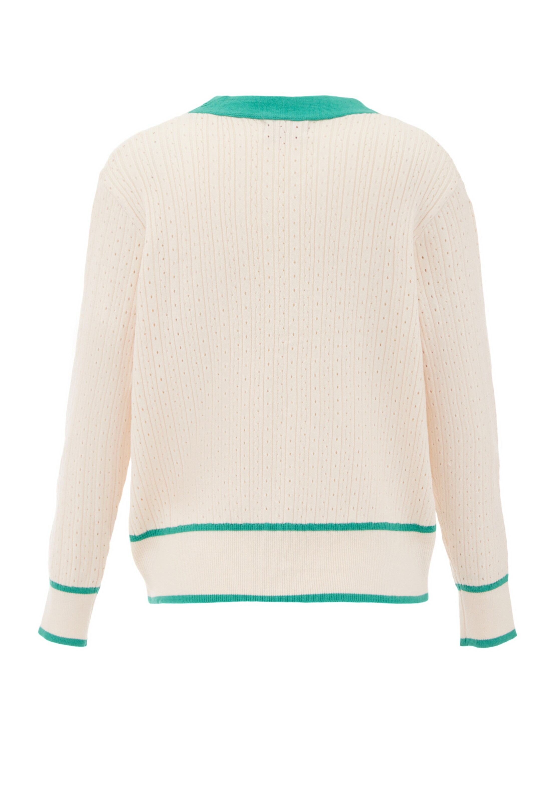 NALLY Cardigan i beige