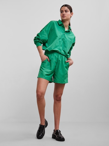 PIECES Loose fit Pants 'Chrilina' in Green