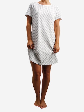Chemise de nuit ' Cosy ' JOOP! en blanc : devant