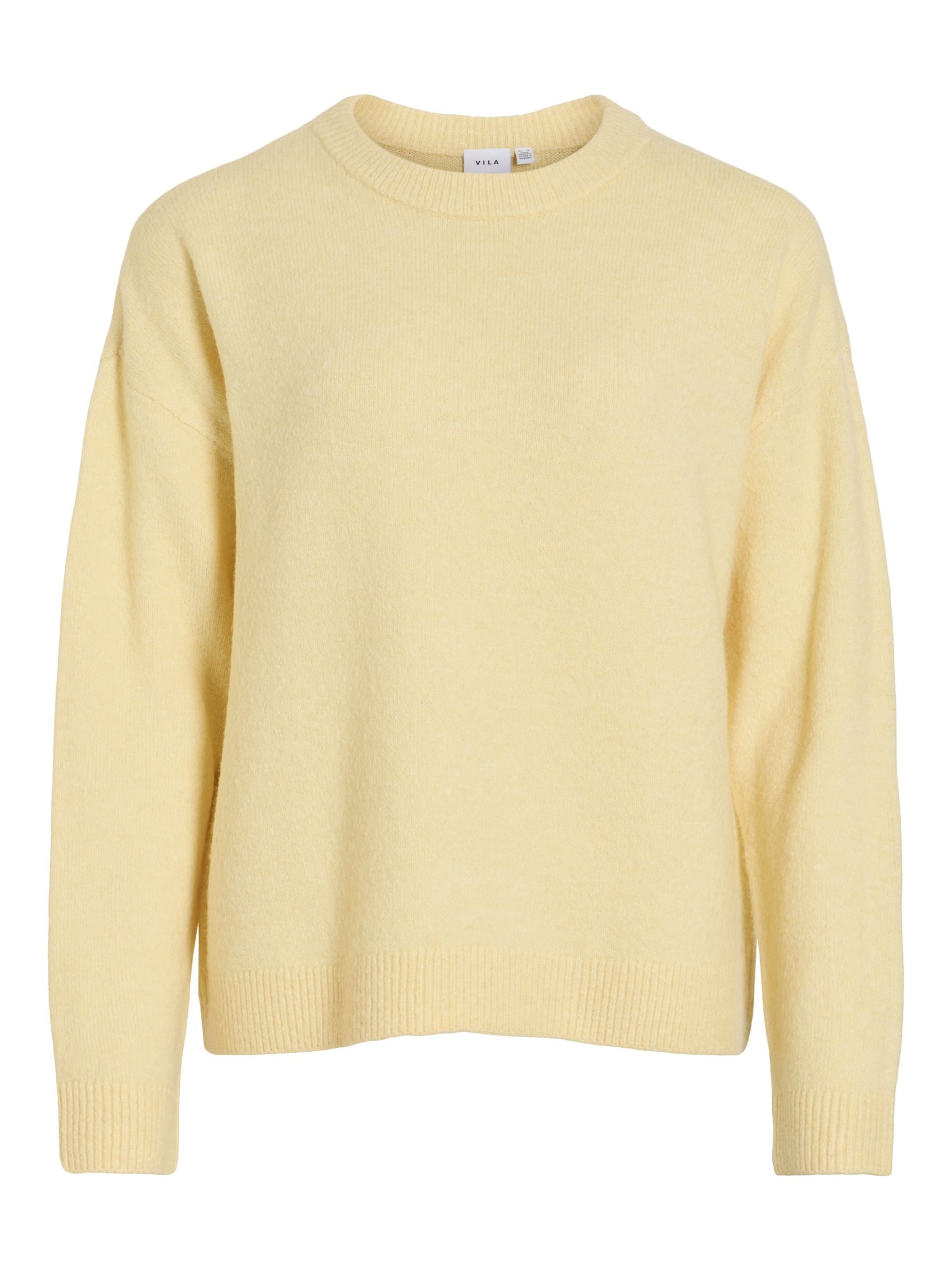 Pull-over VILA en jaune : devant