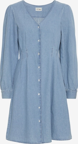 Robe 'ARCHER DR' ICHI en bleu : devant