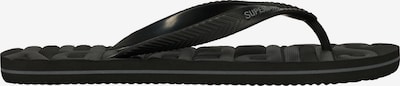 Superdry & Co Tongs en 40-41 en gris / noir, Vue avec produit