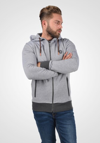 !Solid Kapuzensweatjacke 'Rafko' in Grau: predná strana