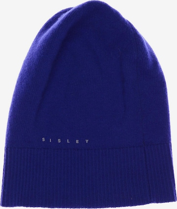Sisley Hut oder Mütze One Size in Blau: predná strana