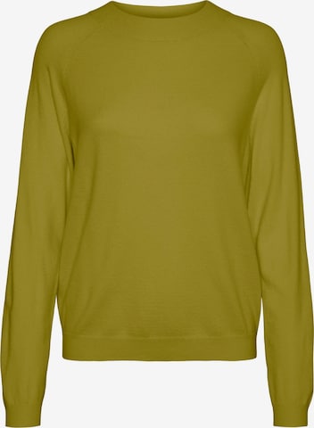 VERO MODA Sweater 'HAPPINESS' in Green: front