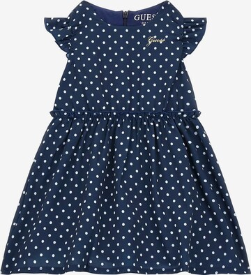 GUESS Kleid 'Polka' in Blau: predná strana