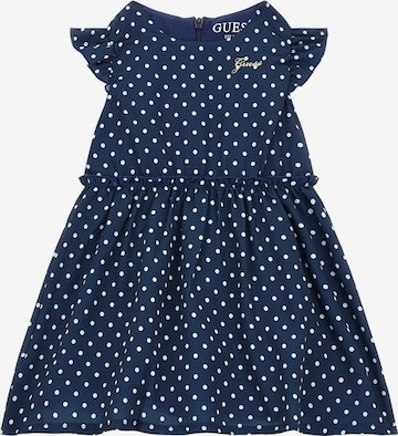 GUESS Kleid 'Polka' in Blau: predná strana