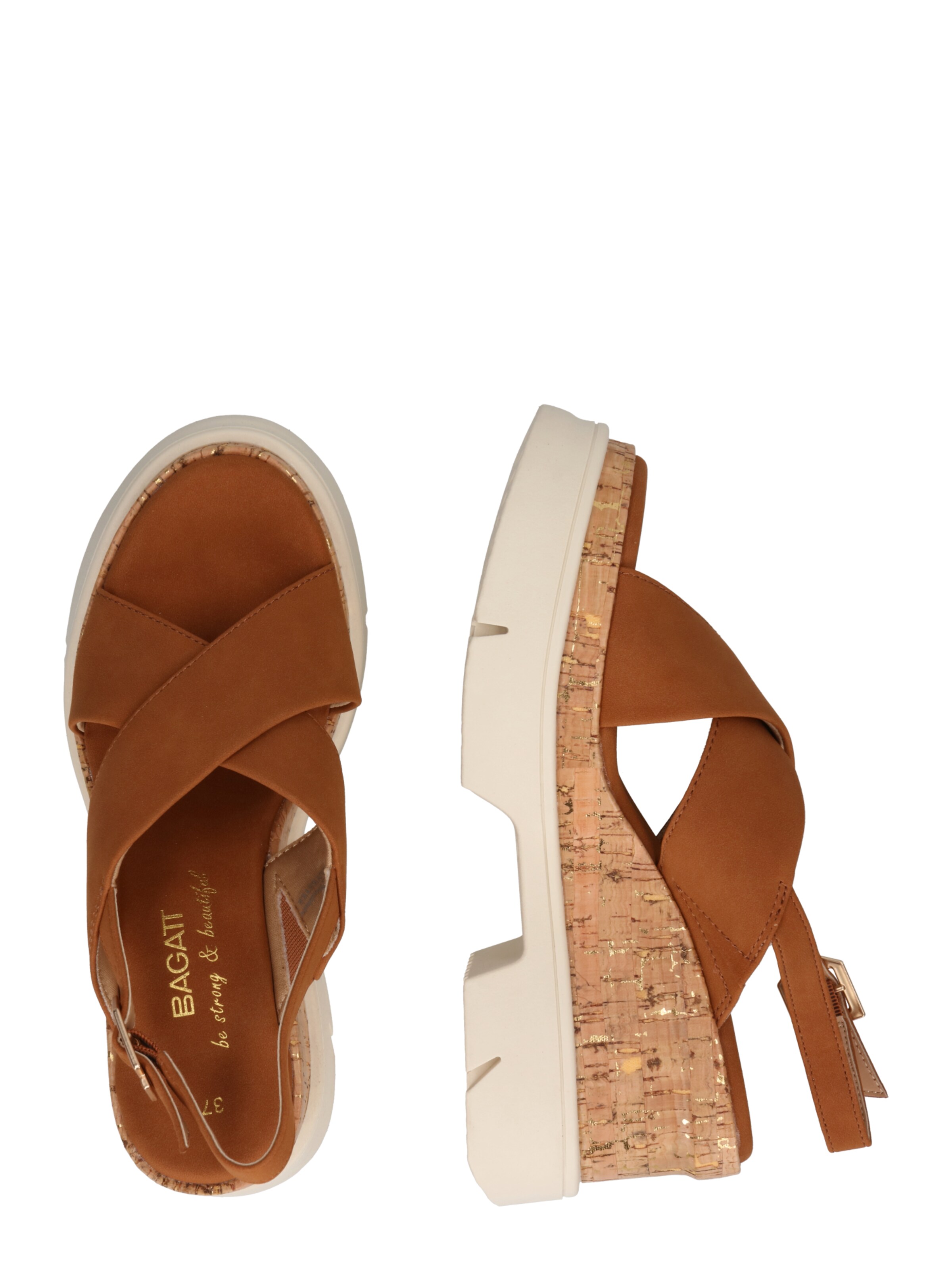 TT. BAGATT Sandále 'Trish' - Hnedá