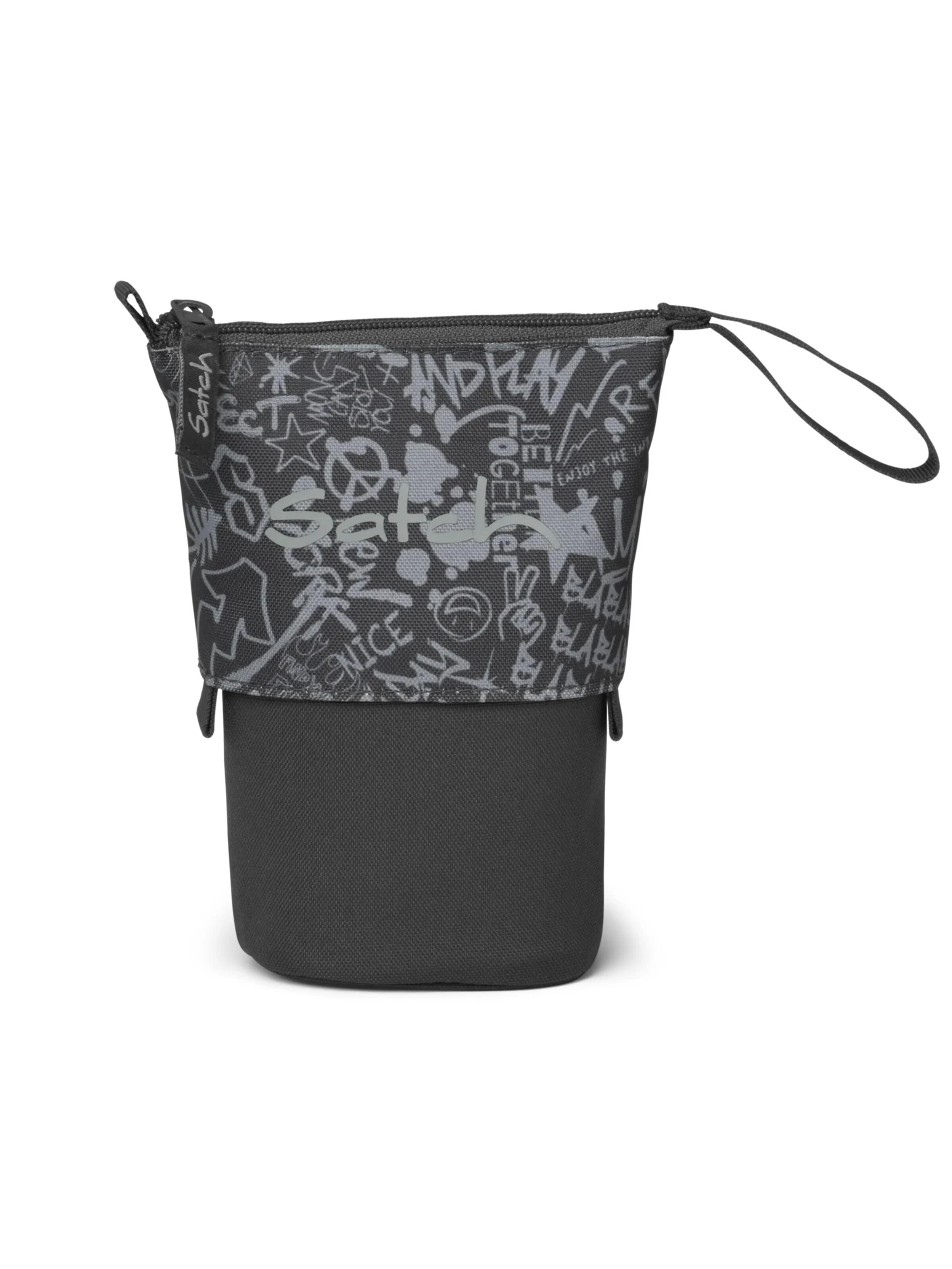 Satch Bag 'Federmäppchen Pencil Slider' in Grey: front