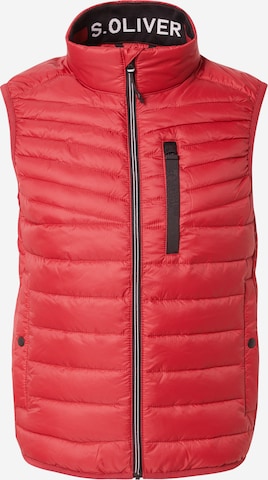 Gilet s.Oliver en rouge : devant