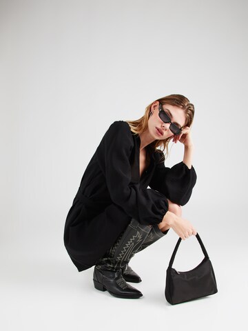 VILA Dress 'PANDY' in Black
