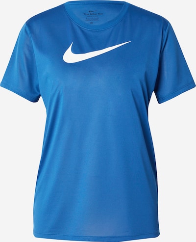 NIKE Funkcionalna majica | modra / bela barva, Prikaz izdelka