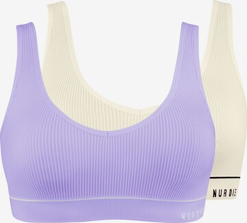 Nur Die Bustier 'Retro' in Lila: predná strana