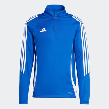 ADIDAS PERFORMANCE Sports sweatshirt 'Tiro 24' in Blue: front