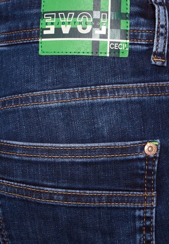 CECIL Slimfit Jeans in Blau