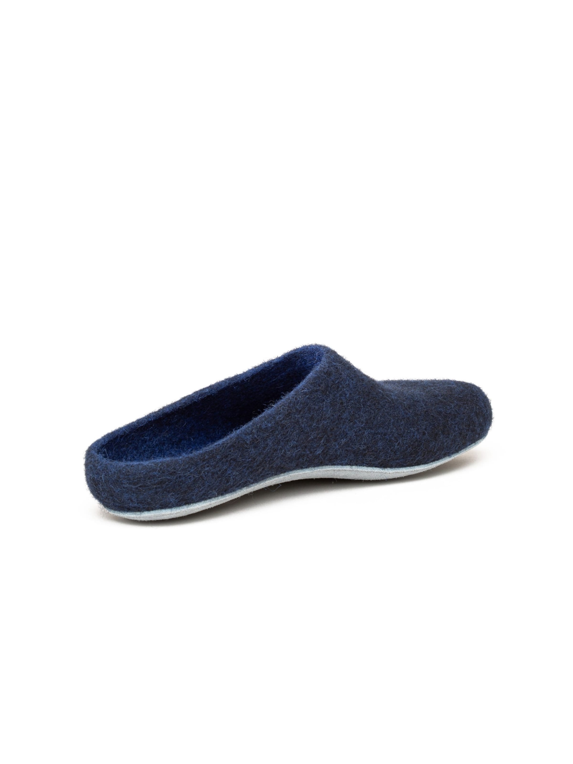 MagicFelt Slippers 'Filzpantoffel AP 701' in Blue