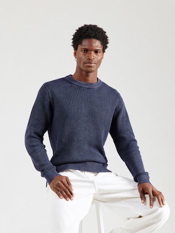 JACK & JONES Πουλόβερ 'JJTANAKA' σε μπλε: μπροστά