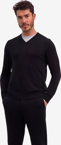 FALKE Pullover 'Pure Cashmere' in Schwarz: Vorderseite