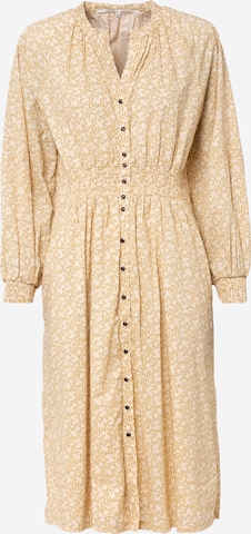 Robe-chemise 'Ficus' SECOND FEMALE en beige : devant